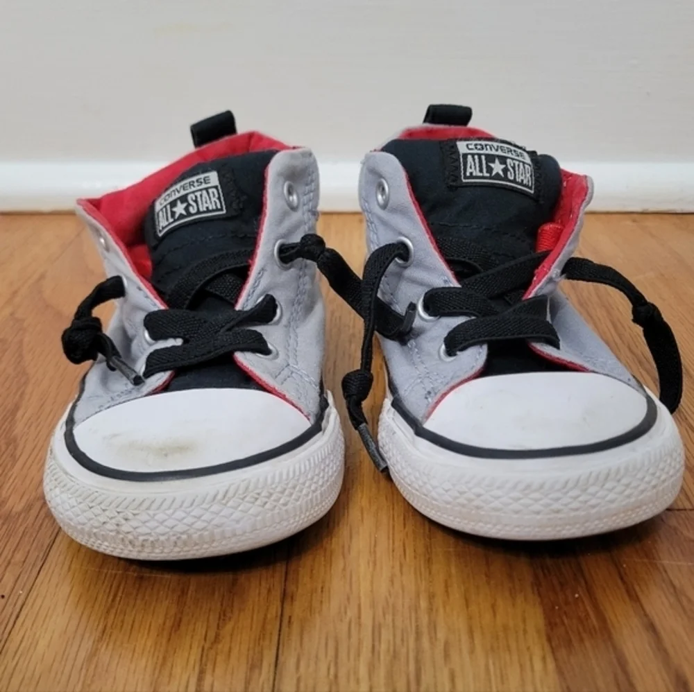 Converse Little Boys' Chuck Taylor All Star Street Mid Casual Sneakers Size 8‎